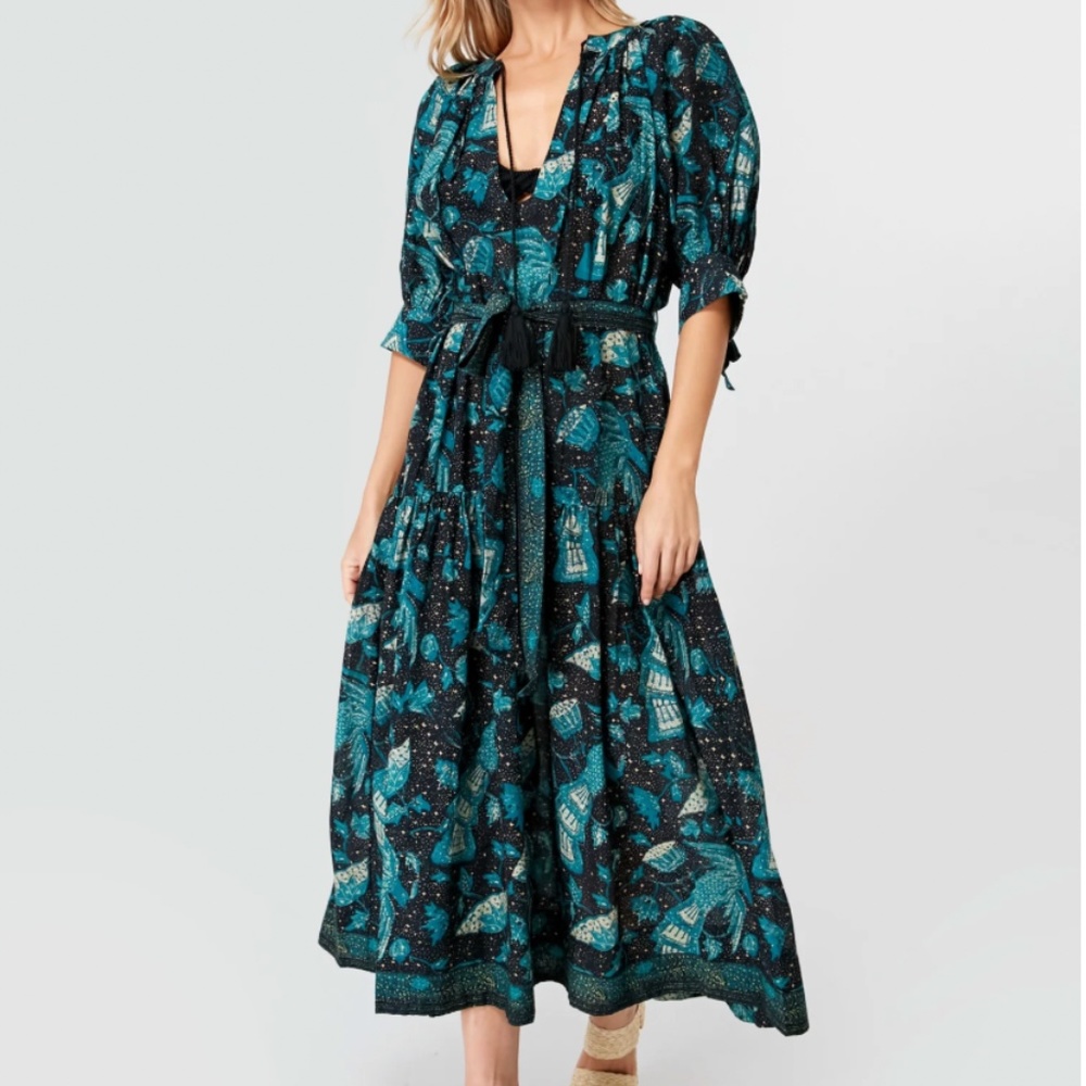 Ulla Johnson Selena Coverup - Midnight Jade (NWT)